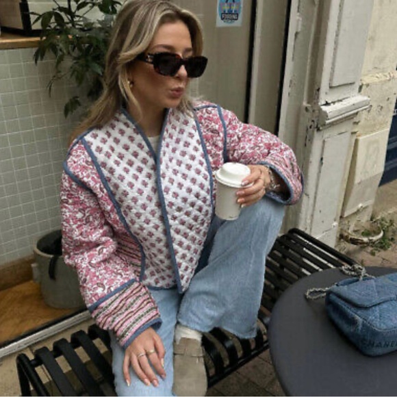 Mango Quilted Reversible Jacket - Picture 4 of 13